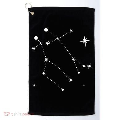 Gemini Constellation Zodiac Golf Towel