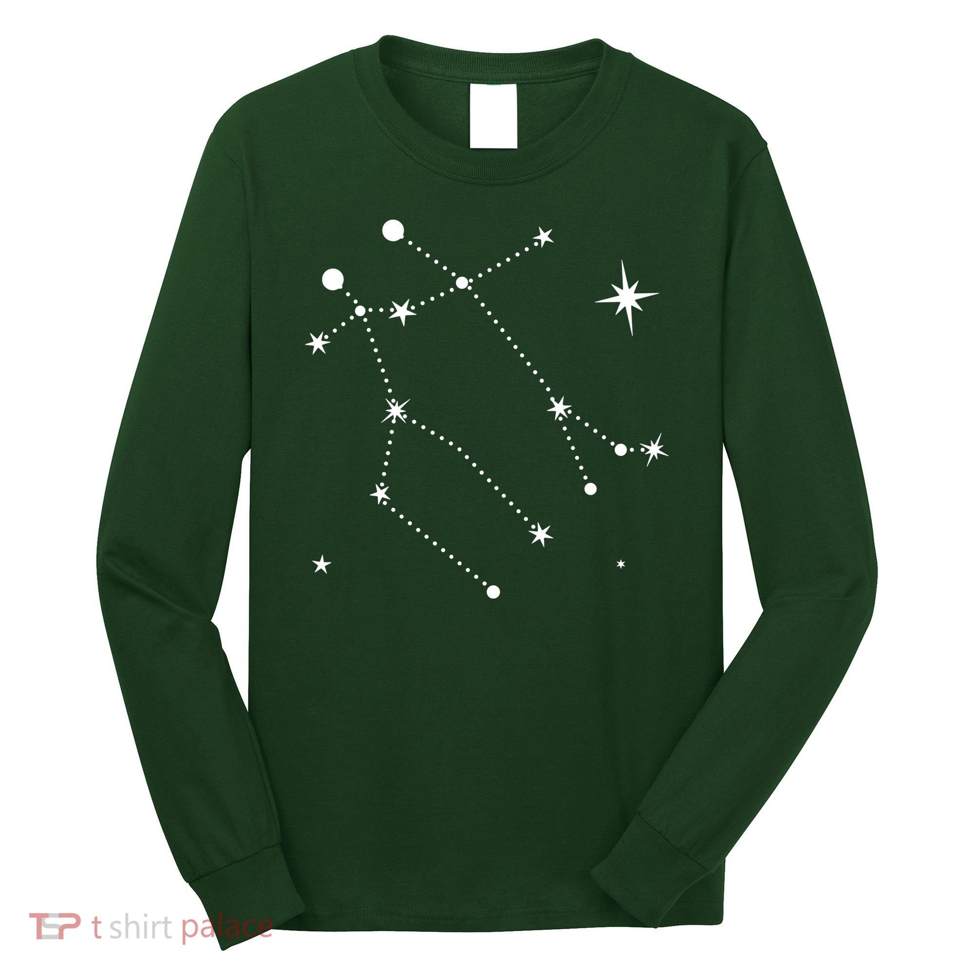 Gemini Constellation Zodiac Long Sleeve Shirt