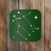 Gemini Constellation Zodiac Coaster thumb 0