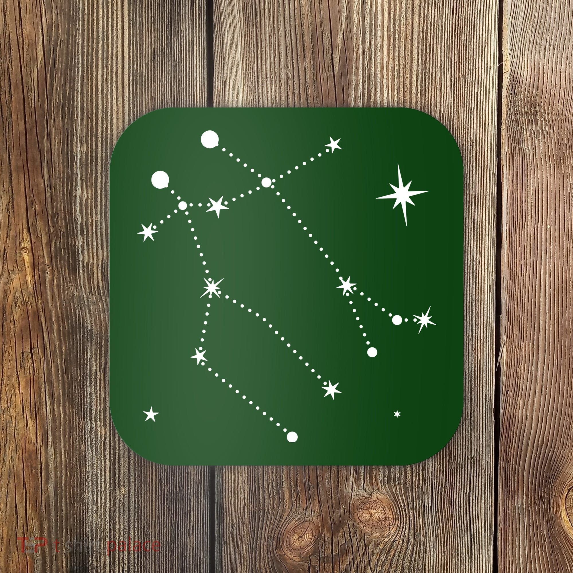 Gemini Constellation Zodiac Coaster