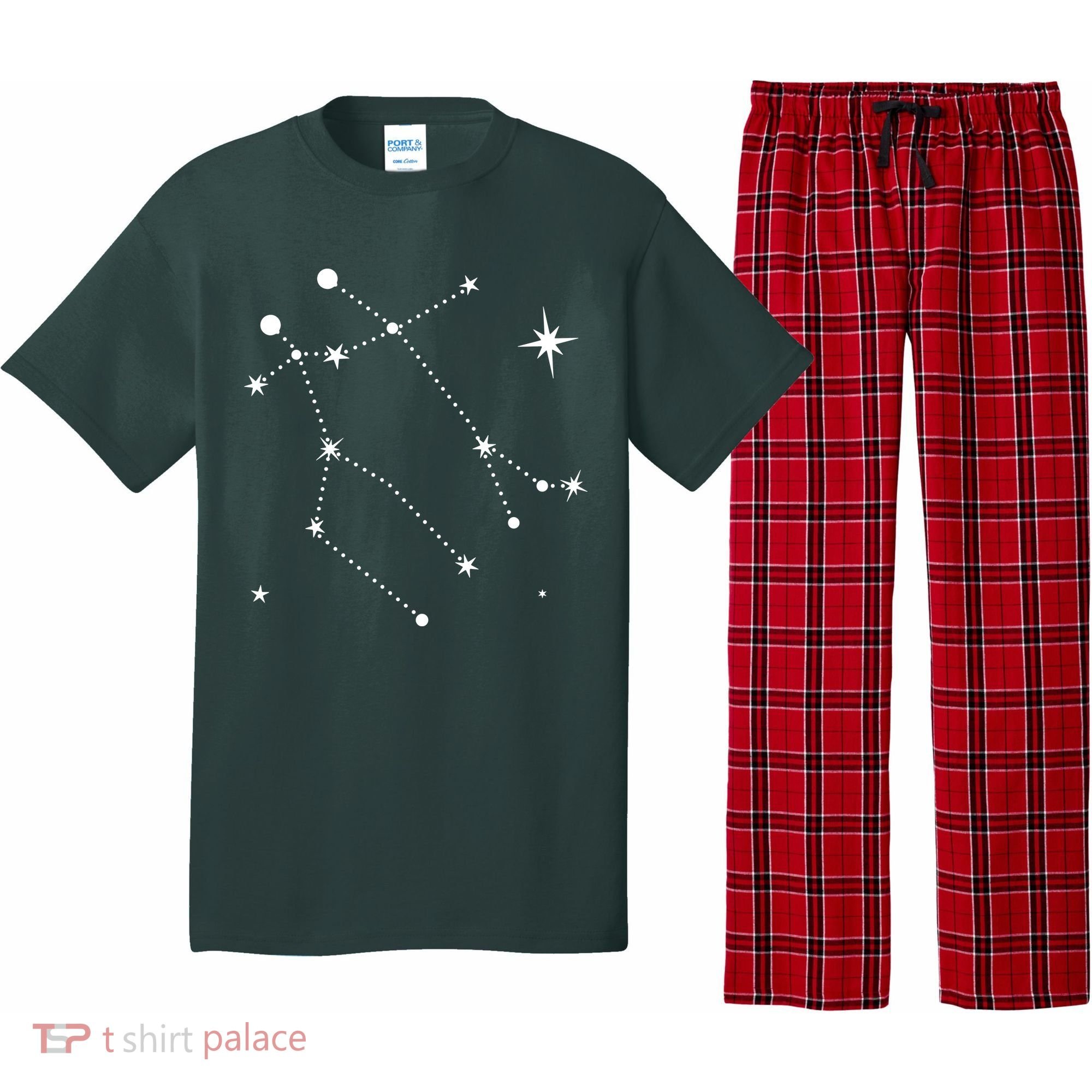 Gemini Constellation Zodiac Pajama Set