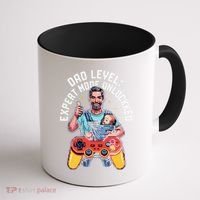 Gamer Dad  Achievement Unlocked Fatherhood Coffee Mug thumb 1