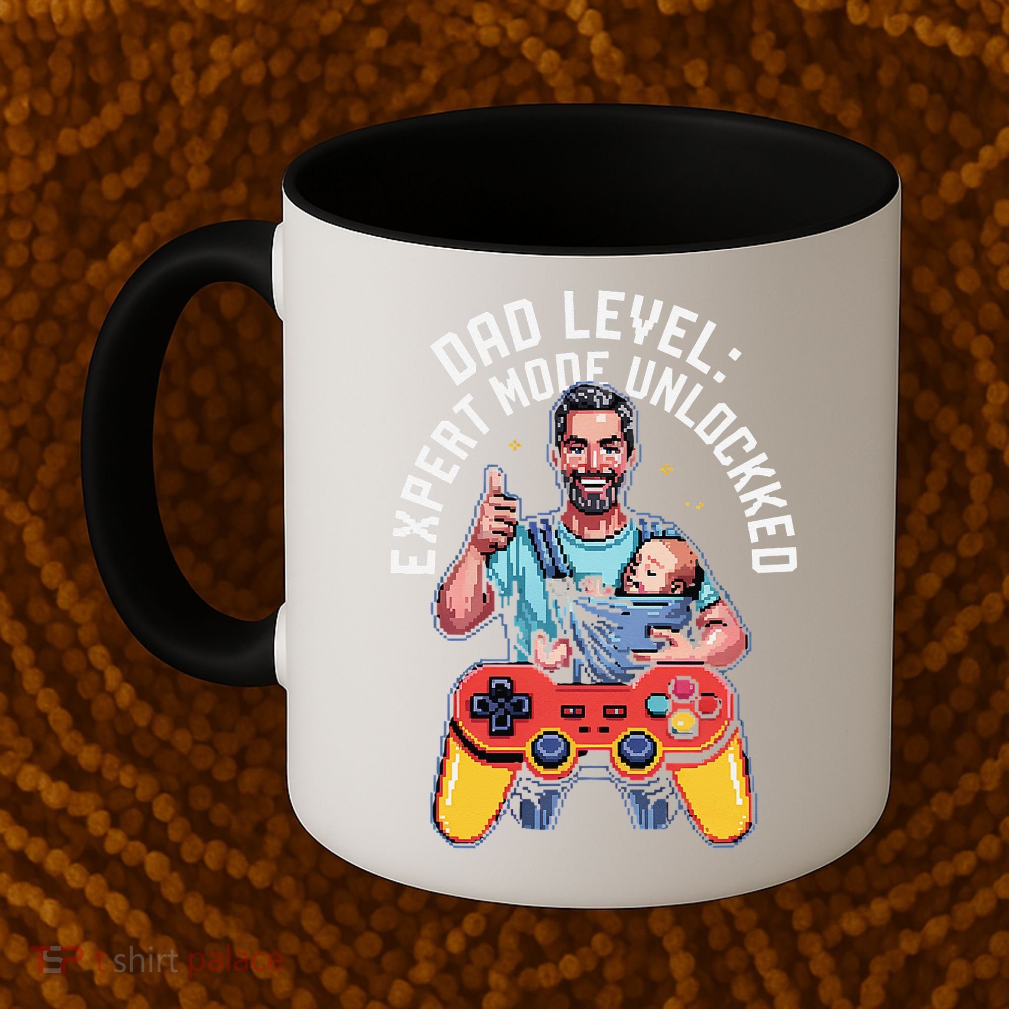 Gamer Dad  Achievement Unlocked Fatherhood Coffee Mug