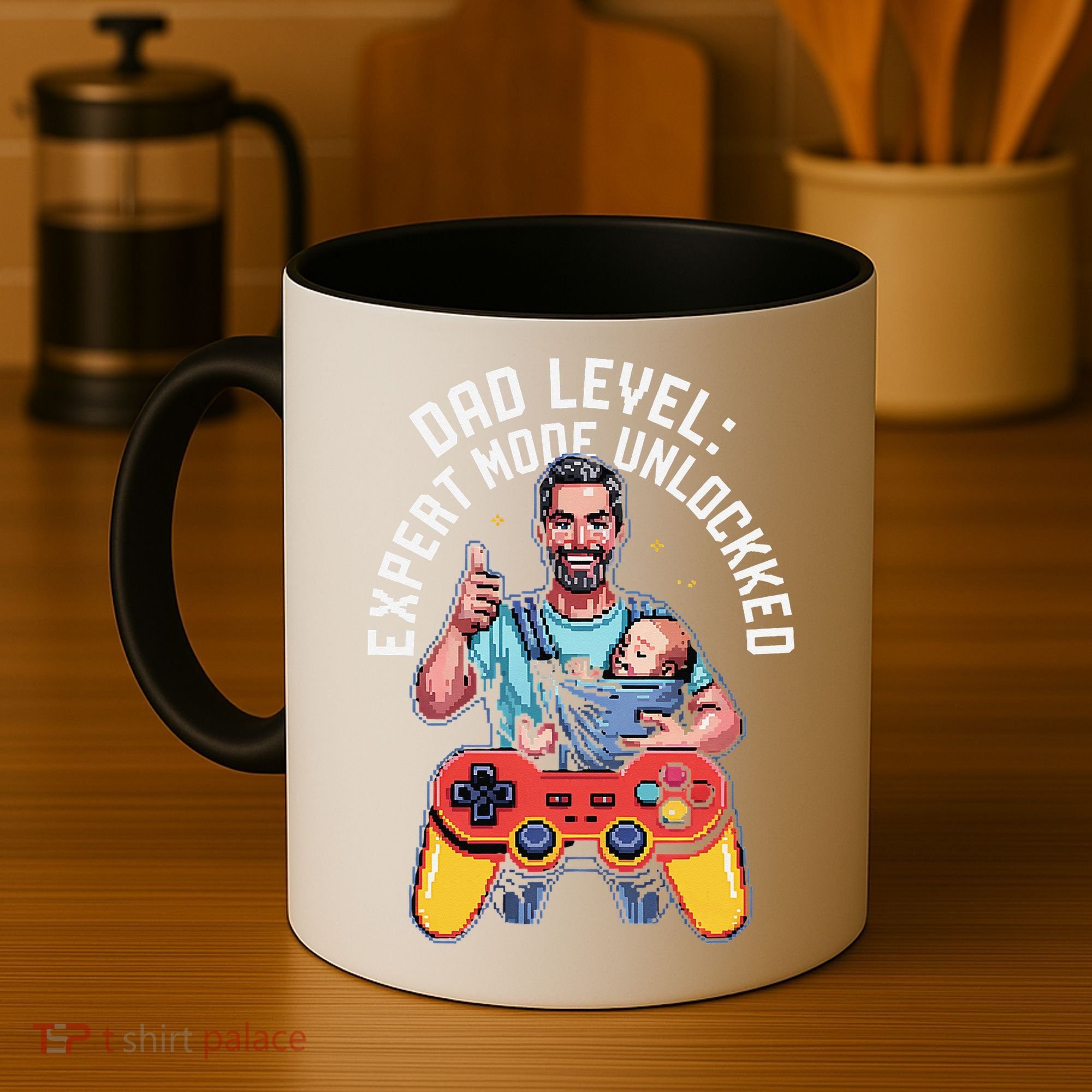 Gamer Dad  Achievement Unlocked Fatherhood Coffee Mug