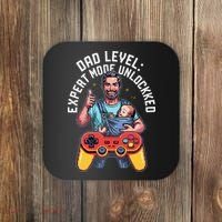 Gamer Dad  Achievement Unlocked Fatherhood Coaster thumb 0