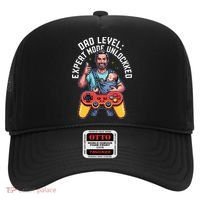 Gamer Dad  Achievement Unlocked Fatherhood Hat thumb 0