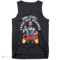 Gamer Dad  Achievement Unlocked Fatherhood Tank Top thumb 0