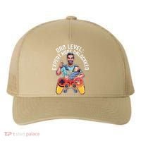 Gamer Dad  Achievement Unlocked Fatherhood Yupoong Adult 5-Panel Trucker Hat thumb 0