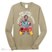 Gamer Dad  Achievement Unlocked Fatherhood Long Sleeve Shirt thumb 0