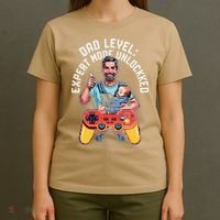 Gamer Dad  Achievement Unlocked Fatherhood T-Shirt thumb 4