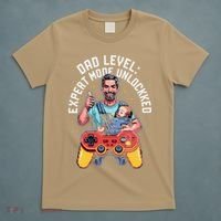 Gamer Dad  Achievement Unlocked Fatherhood T-Shirt thumb 5