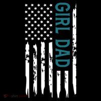 Girl Dad American Flag Coaster thumb 2