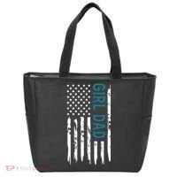 Girl Dad American Flag Tote Bag thumb 0