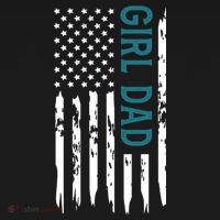 Girl Dad American Flag Tote Bag thumb 4