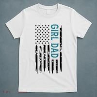 Girl Dad American Flag T-Shirt thumb 5