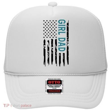 Girl Dad American Flag Hat