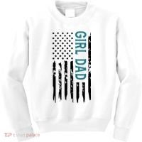 Girl Dad American Flag Kids Sweatshirt thumb 0