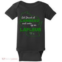 Got Drunk At Lambeau And Woke Up On Lafleur Fans Baby Bodysuit thumb 0