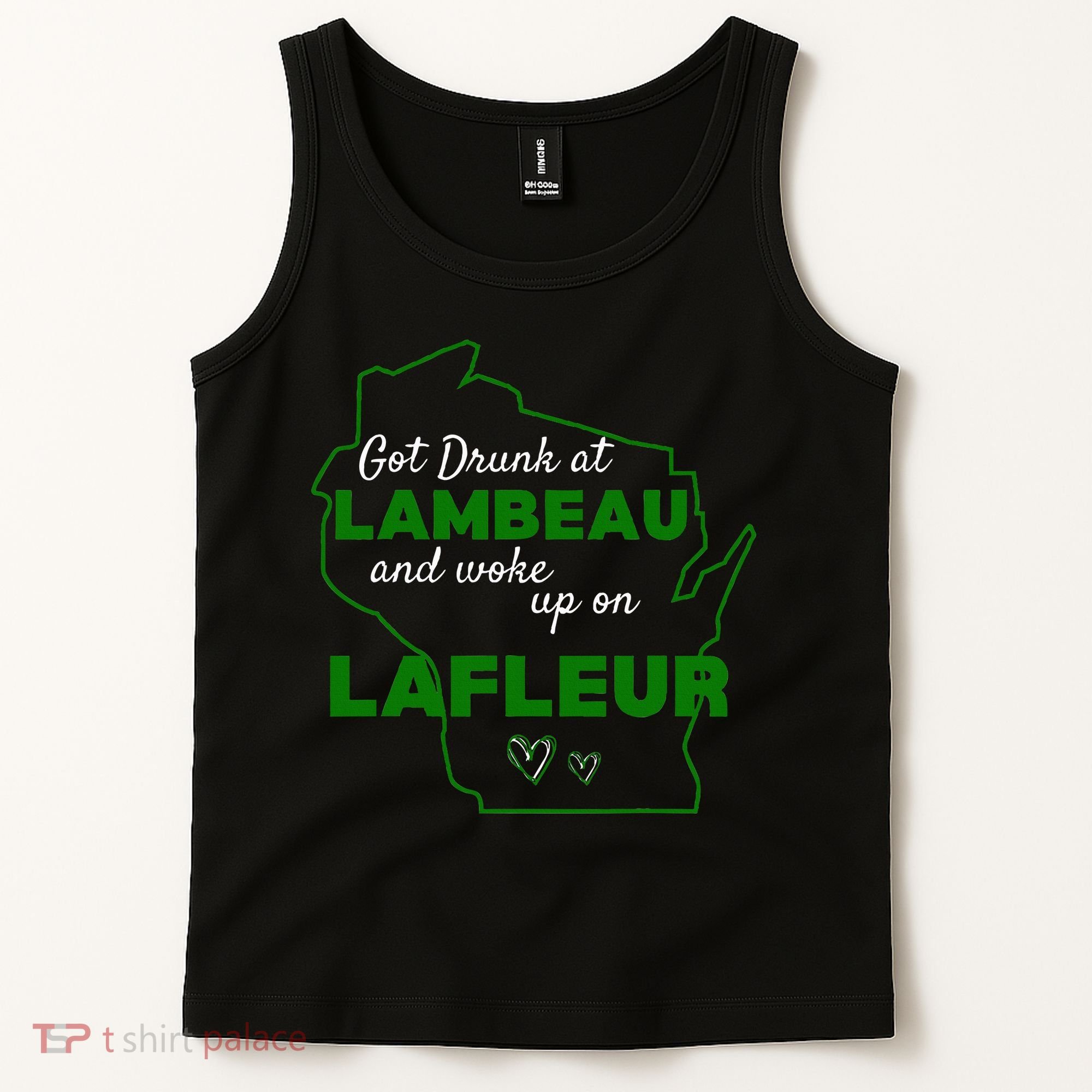 Got Drunk At Lambeau And Woke Up On Lafleur Fans Tank Top