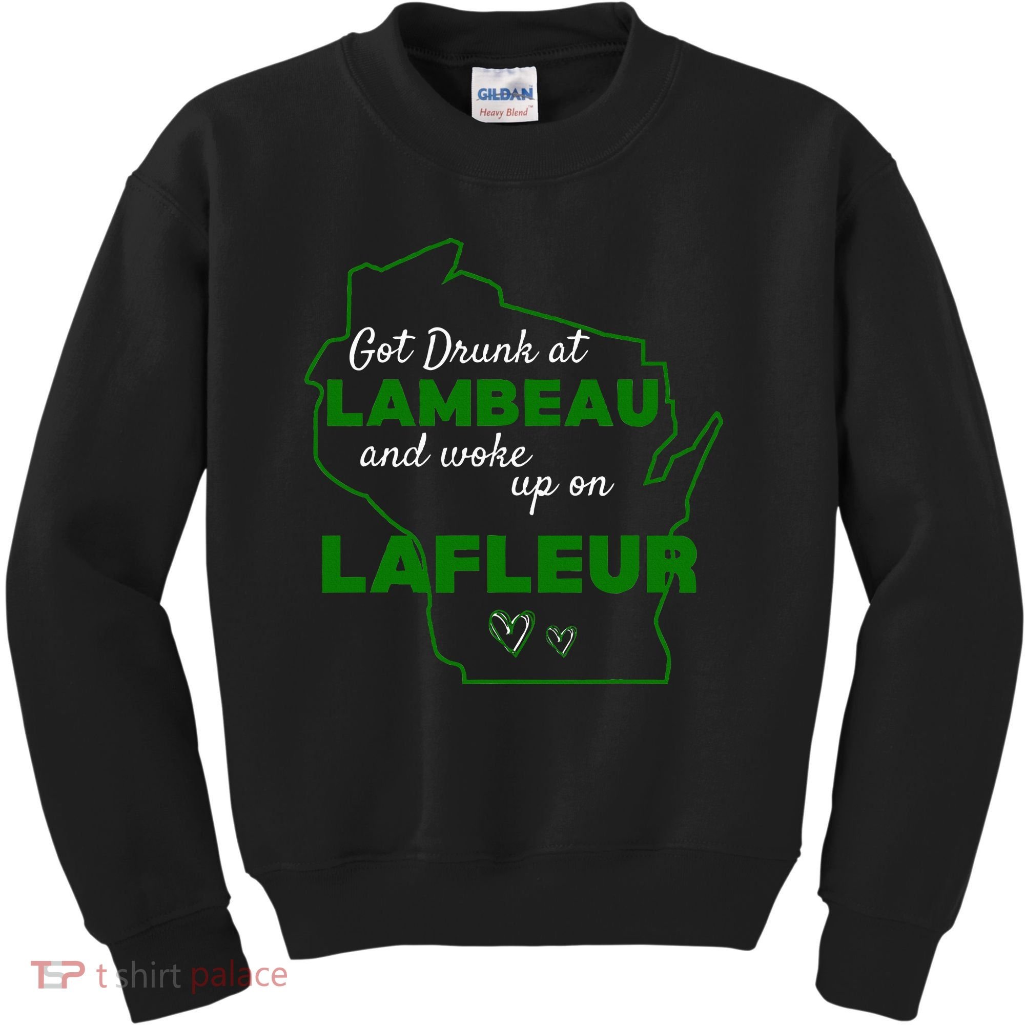 Got Drunk At Lambeau And Woke Up On Lafleur Fans Kids Sweatshirt