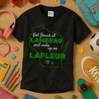 Got Drunk At Lambeau And Woke Up On Lafleur Fans Kids T-Shirt thumb 3