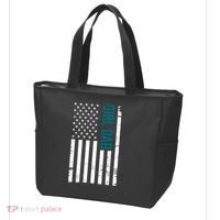Girl Dad American Flag Tote Bag thumb 3
