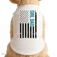 Girl Dad American Flag Doggie Tank thumb 0
