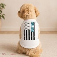 Girl Dad American Flag Doggie Tank thumb 2