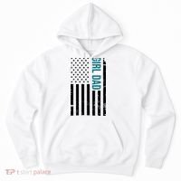 Girl Dad American Flag Hoodie thumb 0