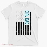 Girl Dad American Flag T-Shirt thumb 0