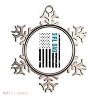 Girl Dad American Flag Ornament thumb 0