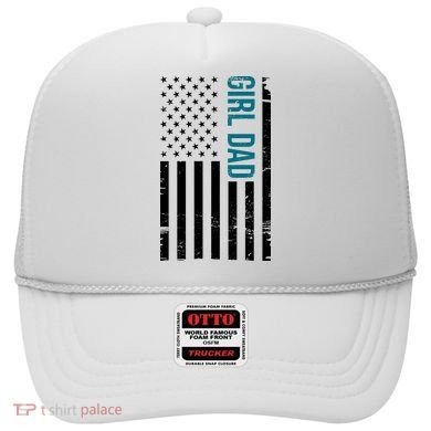 Girl Dad American Flag Hat