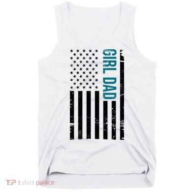 Girl Dad American Flag Tank Top