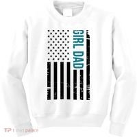 Girl Dad American Flag Kids Sweatshirt thumb 0