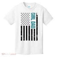 Girl Dad American Flag Kids T-Shirt thumb 0