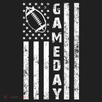 Game Day American Flag Football Lover Hat thumb 2