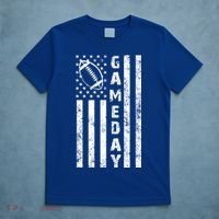 Game Day American Flag Football Lover T-Shirt thumb 5