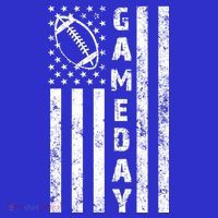 Game Day American Flag Football Lover Polo thumb 2