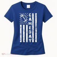Game Day American Flag Football Lover Women's T-Shirt thumb 0