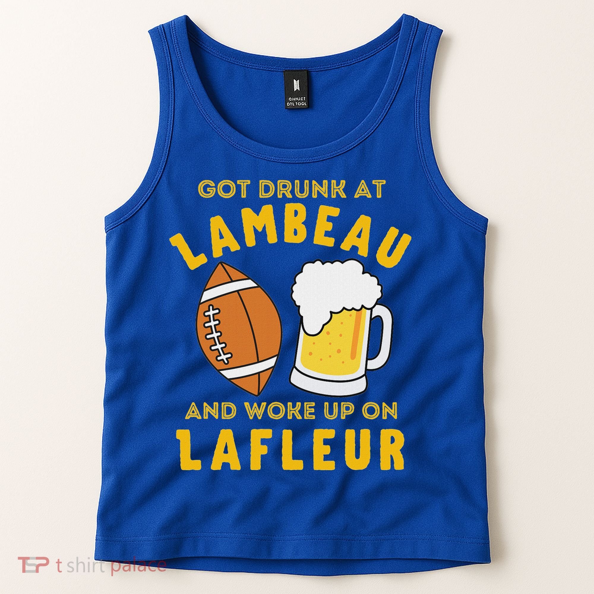 Got Drunk At Lambeau And Woke Up On Lafleur Fans Tank Top