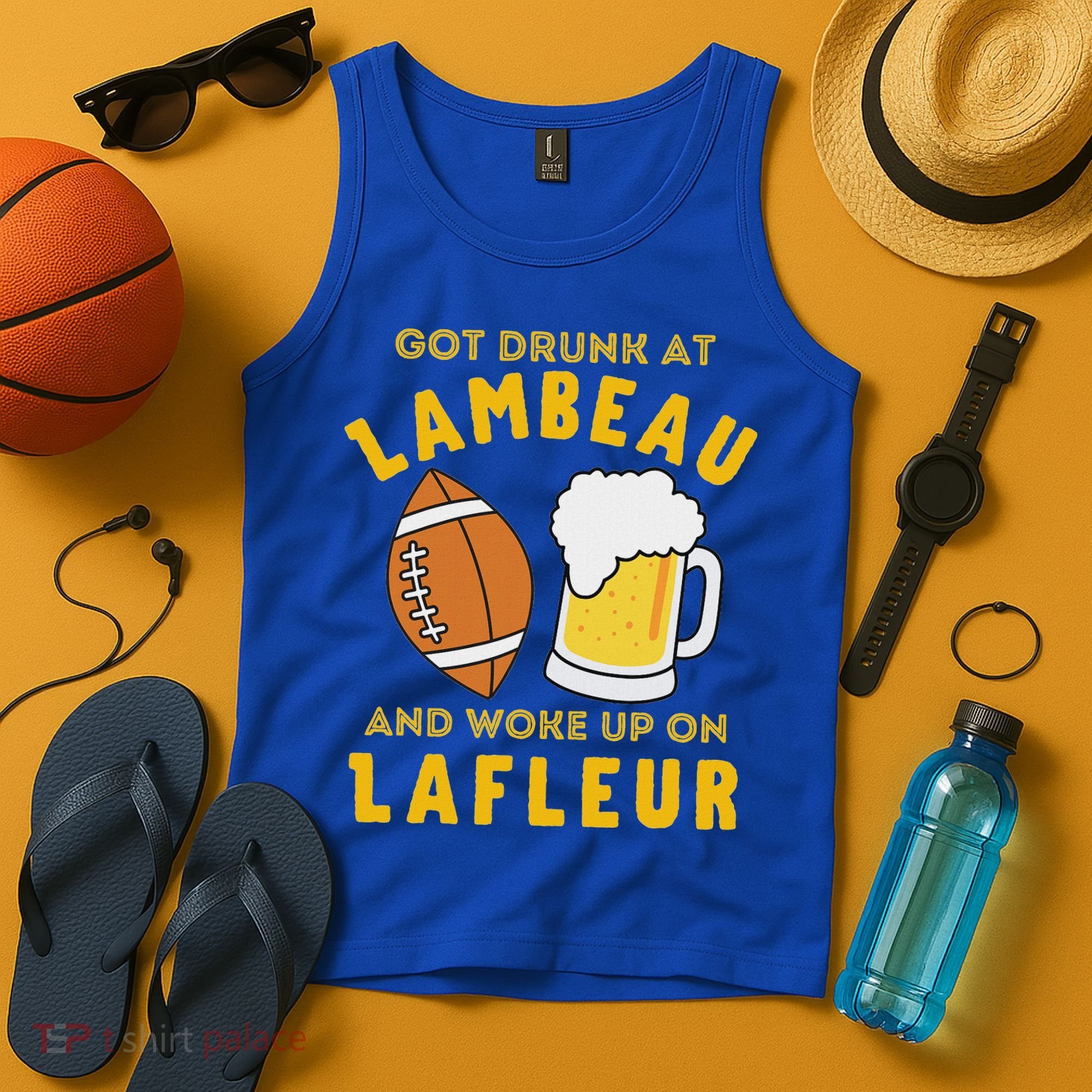 Got Drunk At Lambeau And Woke Up On Lafleur Fans Tank Top