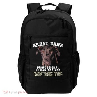 Great Dane Black Professional Human Trainer Backpack