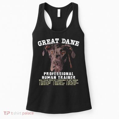 Great Dane Black Professional Human Trainer Women's Tank Top
