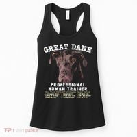Great Dane Black Professional Human Trainer Women's Tank Top thumb 0