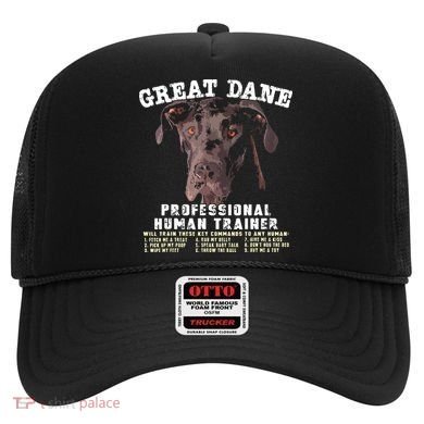 Great Dane Black Professional Human Trainer Hat