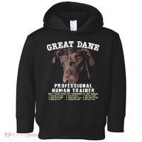 Great Dane Black Professional Human Trainer Toddler Hoodie thumb 0