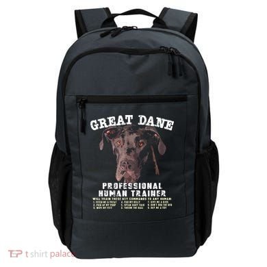 Great Dane Black Professional Human Trainer Backpack