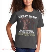 Great Dane Black Professional Human Trainer Kids T-Shirt thumb 2