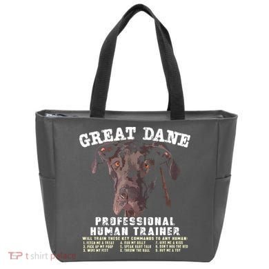 Great Dane Black Professional Human Trainer Tote Bag