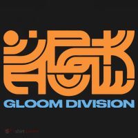 Gloom Division Black Button thumb 1